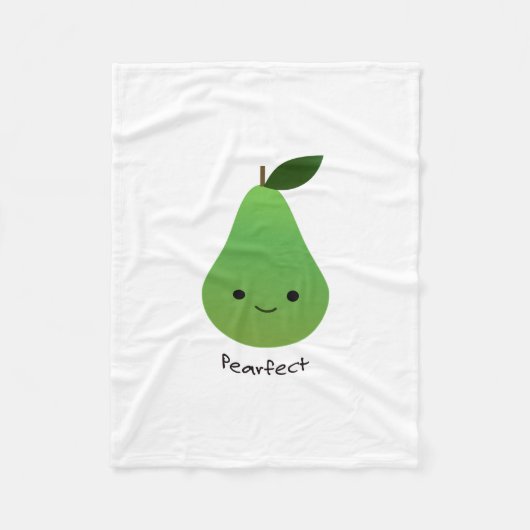 Couverture Polaire Perfect Cute Kawaii Pear (Devant)
