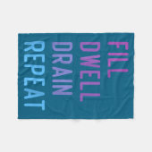 Couverture Polaire Peritoneal Dialysis Fill Dwell Drain Repeat Funny (Devant (Horizontal))