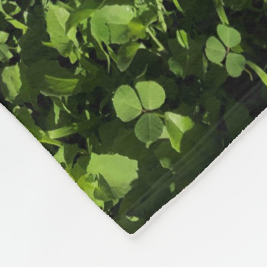 Couverture Polaire perle nymphe jardin (Coin)