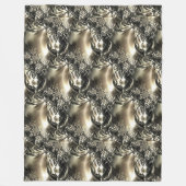 Couverture Polaire Perles dorées (Devant)