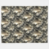 Couverture Polaire Perles dorées (Devant (Horizontal))