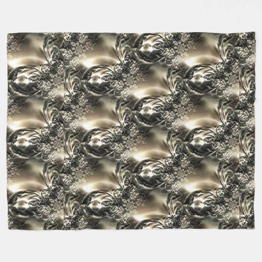 Couverture Polaire Perles dorées (Devant (Horizontal))