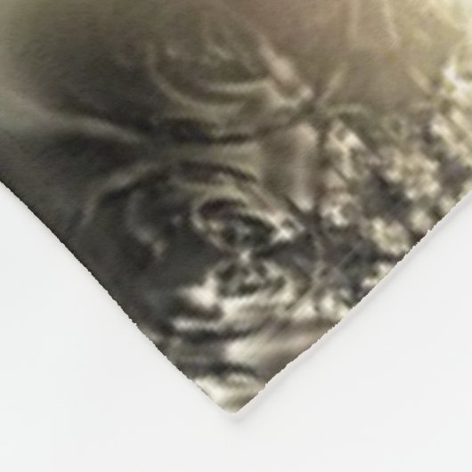 Couverture Polaire Perles dorées (Coin)