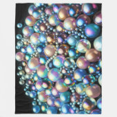 Couverture Polaire Perles Pastel Dures Perles Iridescentes (Devant)