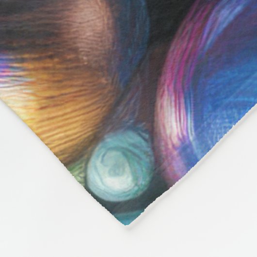 Couverture Polaire Perles Pastel Dures Perles Iridescentes (Coin)