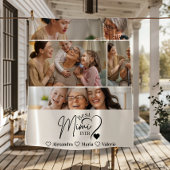 Couverture Polaire Peronalized 4 Photo Best Mimi Ever Minimalis