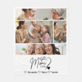 Couverture Polaire Peronalized 4 Photo Best Mimi Ever Minimalis (Devant)