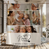 Couverture Polaire Peronalized 4 Photo Best Nana Ever Minimalis