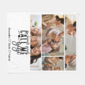 Couverture Polaire Peronalized 4 Photo Gigi Gift (Devant (Horizontal))