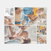 Couverture Polaire Peronalized 5 Photo Mimi Gift (Devant (Horizontal))