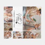 Couverture Polaire Peronalized 6 Photo Best Nana Ever Minimalist (Devant (Horizontal))