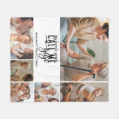 Couverture Polaire Peronalized 6 Photo Gigi Gift (Devant (Horizontal))