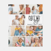 Couverture Polaire Peronalized 7 Photo Gigi Gift (Devant)