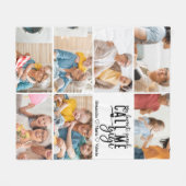 Couverture Polaire Peronalized 7 Photo Gigi Gift (Devant (Horizontal))