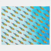 Couverture Polaire Perroquet (Devant (Horizontal))