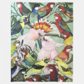 Couverture Polaire Perroquet autochtone australien (Devant)
