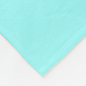 Couverture Polaire Perroquet en vol, Aqua et Bleu Cobalt (Coin)