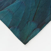 Couverture Polaire Perroquet macaw bleu (Coin)