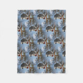 Couverture Polaire Perroquet renversant de gris africain (Devant)