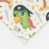 Couverture Polaire Perroquets de pirates (Coin)