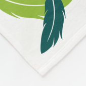 Couverture Polaire Perruche verte (Coin)