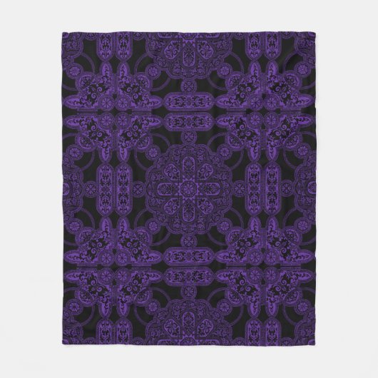 Couverture Polaire Persan Violet  (Devant)