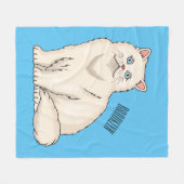 Couverture Polaire Persian cat (Devant (Horizontal))