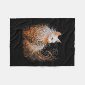 Couverture Polaire Persiens orange Chat Long Cheveux mignon Kitten Lo (Devant (Horizontal))