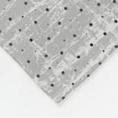 Couverture Polaire Personalisé Crâne Et Roses Rouges (Coin)