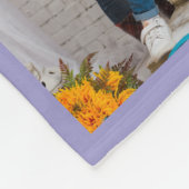 Couverture Polaire Personalized Aunt Violet 6 Custom Family Photo (Coin)