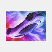 Couverture Polaire Personalized Baby Blanket With a Fancy Car on It (Devant (Horizontal))