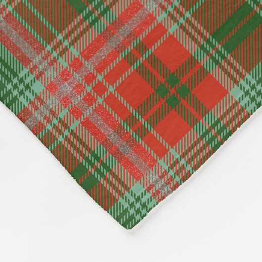 Couverture Polaire Personalized Blanket Monogram Christmas Style (Coin)