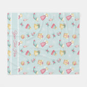 Couverture Polaire Personalized Christmas Angels Fleece Blanket (Devant (Horizontal))