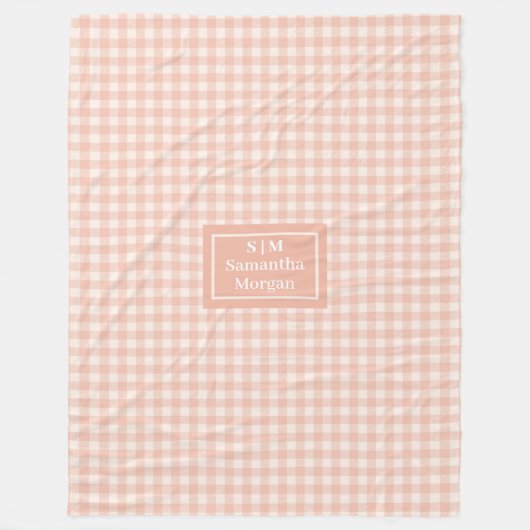 Couverture Polaire Personalized Cozy Blanket Chic Modern Aesthetic (Devant)