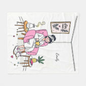 Couverture Polaire Personalized Cozy Friend Gift Soft Relaxing Care (Devant (Horizontal))