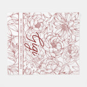 Couverture Polaire Personalized Custom Grandma (Devant (Horizontal))