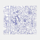 Couverture Polaire Personalized Custom Grandma (Devant (Horizontal))