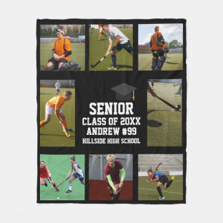 Couverture Polaire Personalized Field Hockey Senior Night Graduation 