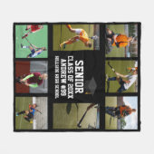 Couverture Polaire Personalized Field Hockey Senior Night Graduation  (Devant (Horizontal))