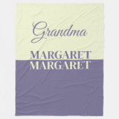 Couverture Polaire personalized grandma (Devant)