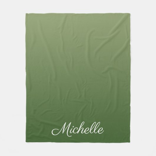Couverture Polaire Personalized green (Devant)