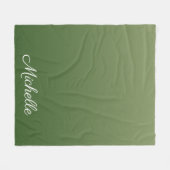 Couverture Polaire Personalized green (Devant (Horizontal))