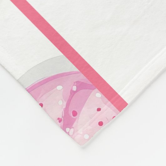 Couverture Polaire Personalized Happy Easter Lollipop Candy Photo (Coin)