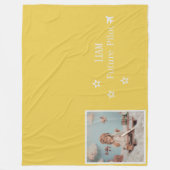 Couverture Polaire Personalized Kids Future Pilot with Photo & Name (Devant)