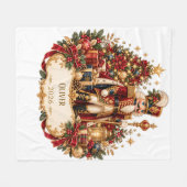 Couverture Polaire Personalized Nutcracker Christmas Blanket with Nam (Devant (Horizontal))