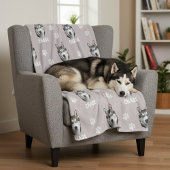 Couverture Polaire Personalized Pet Photo Name Dog 