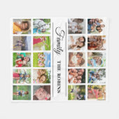 Couverture Polaire Personalized Photo Collage Blanket Photo (Devant (Horizontal))