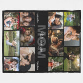 Couverture Polaire Personalized Photo, Custom Name Fleece Blanket (Devant (Horizontal))
