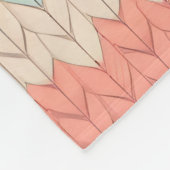 Couverture Polaire Personalized Scandinavian Pastel Knit Pattern Name (Coin)