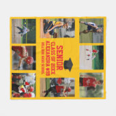 Couverture Polaire Personalized Softball Senior Night Graduation Grad (Devant (Horizontal))